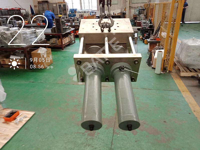 雙板雙工位換網器